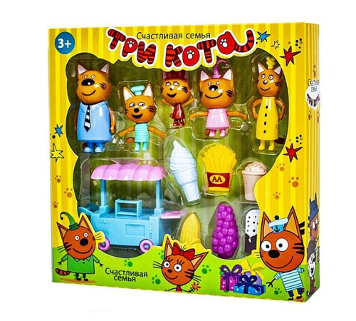 Игровой набор "Три Кота и Кошечка" (N73-2)